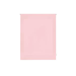 Estor enrollable rosa poliéster translúcido con sujeción 18…