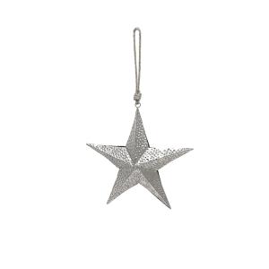 Estrella de hierro colgante de navidad h23