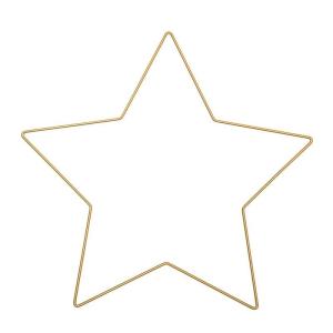Estrella dorada metalizada 30x28,5cm
