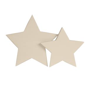 Estrellas infantiles artesanales madera pino beige 26 cm y…
