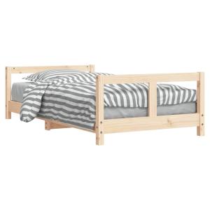 Estructura de cama,camas para niños madera maciza marrón 80…