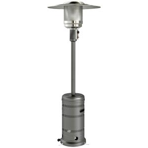 Estufa gas exterior 82x82x222 cm gris