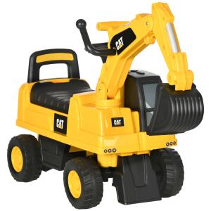 Excavadora para niños amarillo 85 x 27.5 x 47.5 cm