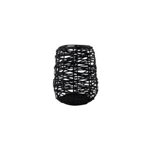 Farol de metal negro H23.5