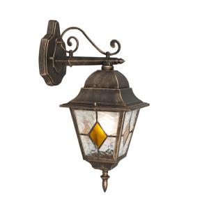 Farol de pared vintage para exterior bronce