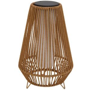 Farol solar beige 30 x 30 x h 47cm
