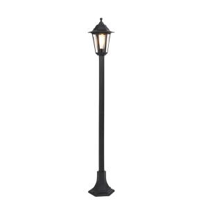 Farola romántica negra IP44