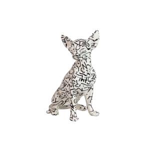 Figura blanco de resina 15x13x26cm