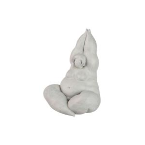 Figura blanco de terracota 21x18x29cm