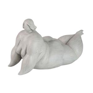 Figura blanco de terracota 34x18x19cm