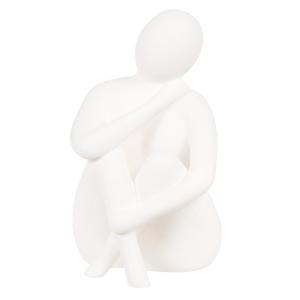 Figura de mujer de gres blanco Alt.17