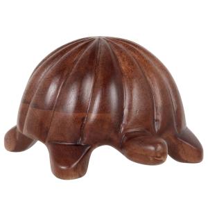 Figura de tortuga de madera de mango Alt. 16