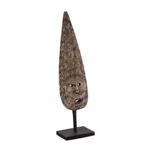 Figura decorativa  madera marrón alt. 89 cm
