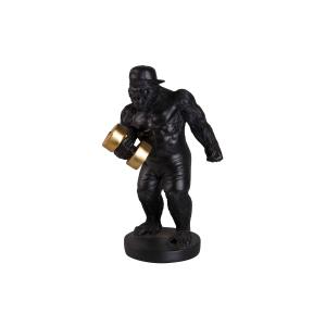 Figura negro de resina 18x15x30cm
