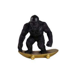 Figura negro de resina 21x15x21cm