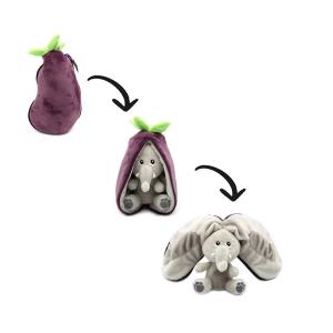 Flipetz peluche elefante berenjena