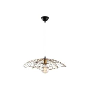 Flor de metal suspensión de alambre d50 cm - bronce