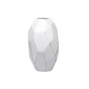Florero blanco de cerámica 27x27x48cm
