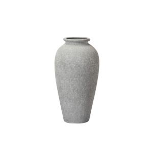 Florero gris de cerámica 23x23x40cm