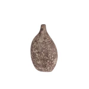 Florero marron de cerámica 23x17x32cm