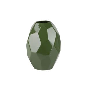 Florero verde de cerámica 25x25x36cm