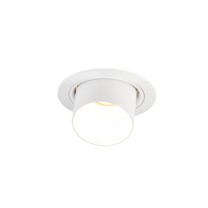 Foco empotrado redondo moderno blanco orientable