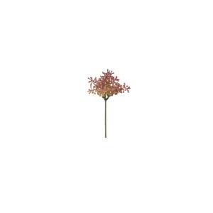 Follaje con brotes artificial marrón h19