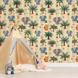 Fotomural - elefantes