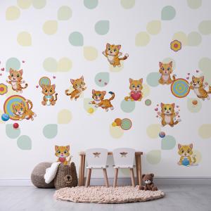 Fotomural panorámico - lindos gatitos