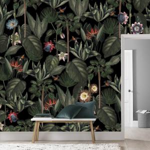 Fresco panorámico jungla Yara multicolor 300x280cm