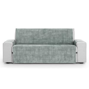 Funda cubre sofá aterciopelado antimanchas gris 170-210 cm