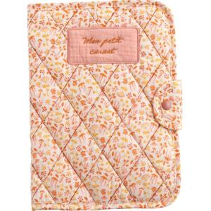 Funda de algodón rosa para libros de salud