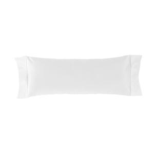 Funda de almohada 100% algodón 45x155 cm blanco