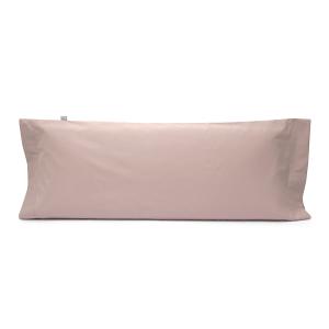 Funda de almohada 100% algodón 45x155 cm rosa