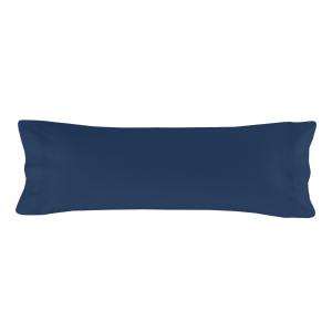 Funda de almohada 100% algodón azul marino 45x110 cm (cama…