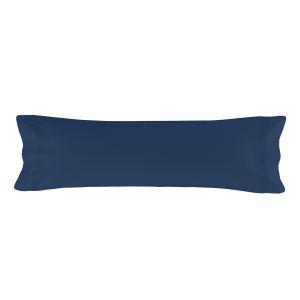 Funda de almohada 100% algodón azul marino 45x125 cm (cama…
