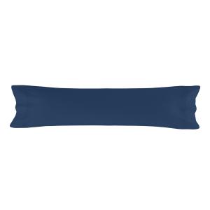Funda de almohada 100% algodón azul marino 45x155 cm (cama…