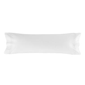 Funda de almohada 100% algodón blanco 45x125 cm (cama 105)