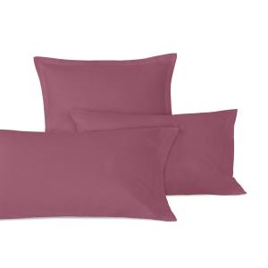 Funda de almohada 100% algodón magenta 60x60 cm (x2)