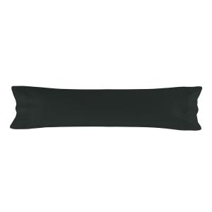 Funda de almohada 100% algodón negro 45x155 cm (cama 135/14…