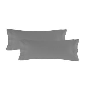 Funda de almohada 100% algodón piedra 45x110 cm (x2) (cama…