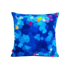 Funda de almohada 40 x 40 cm  azul poliéster  40 x 0 x 40 c…