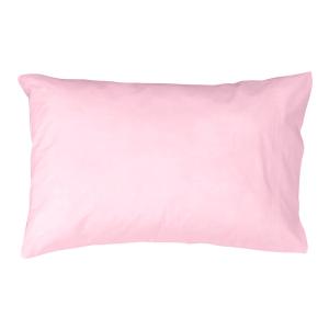 Funda de almohada 90cm 100% algodón rosa