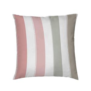 Funda de almohada de algodón rosa 50x50 cm