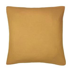 Funda de almohada de gasa de algodón amarillo azafrán 65x65…
