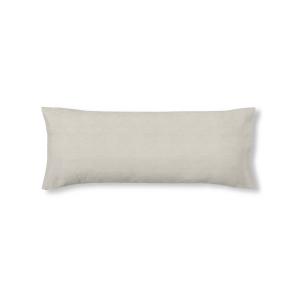 Funda de almohada de lino, algodón y poliéster beige 45x110…