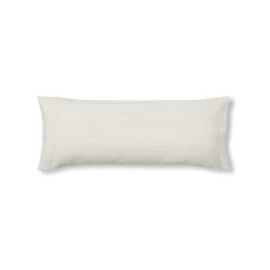 Funda de almohada de lino, algodón y poliéster beige 45x125…
