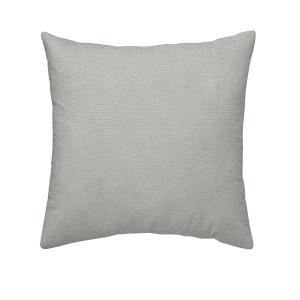 Funda de almohada de lino, algodón y poliéster gris 65x65 c…