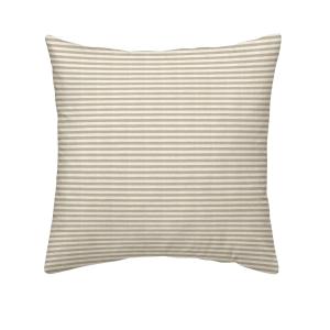 Funda de almohada de lino, algodón y poliéster marrón 65x65…