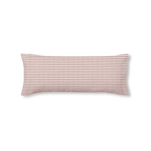 Funda de almohada de lino, algodón y poliéster rojo 45x110…